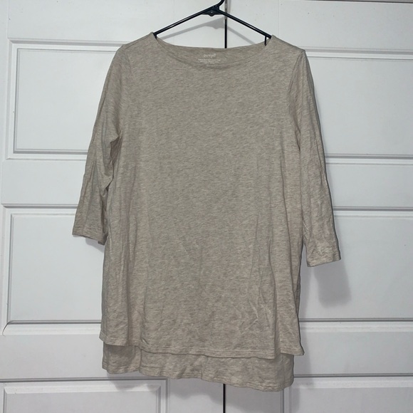 Boat neck layered tunic main image 0